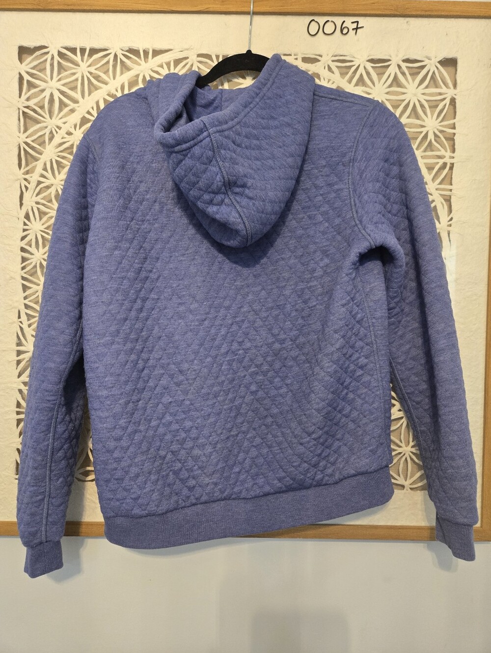 Marine Layer Quilted Hoodie Women’s Medium Arctic Ice Blue - Picture 6 of 6